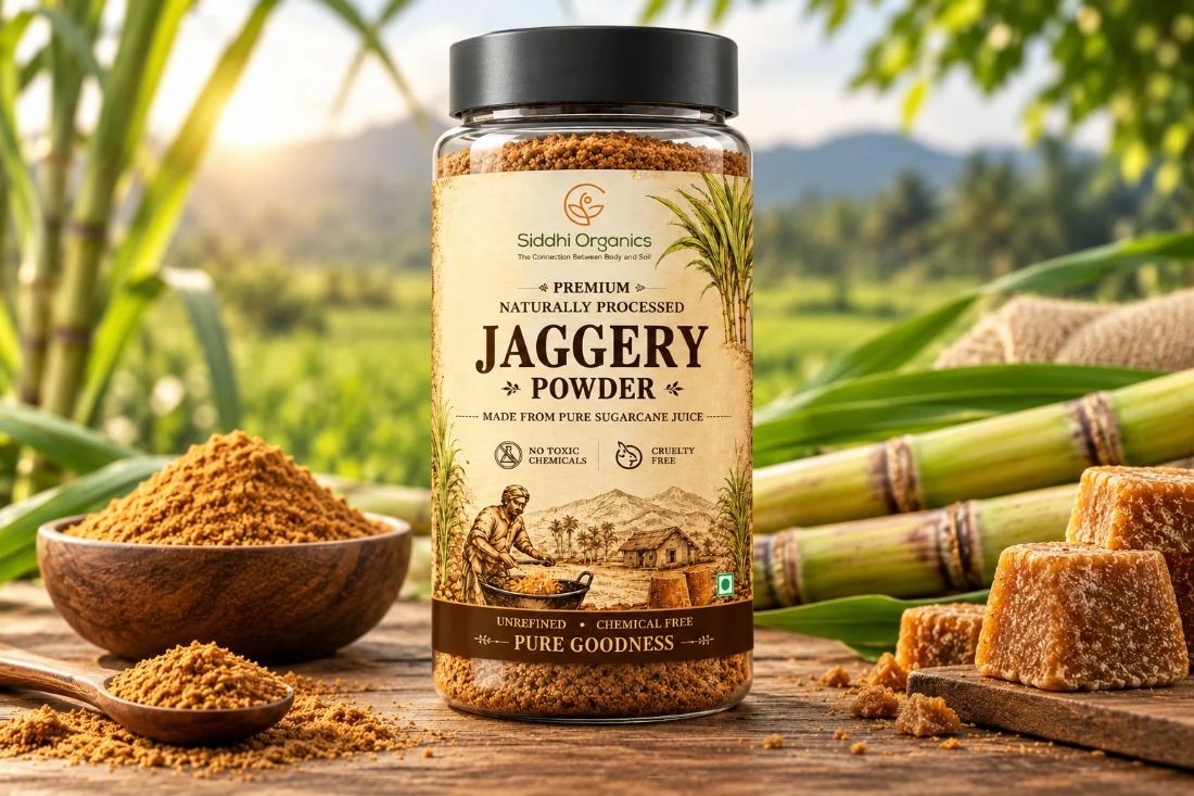 Naturally Processed Cane Jaggery Powder
