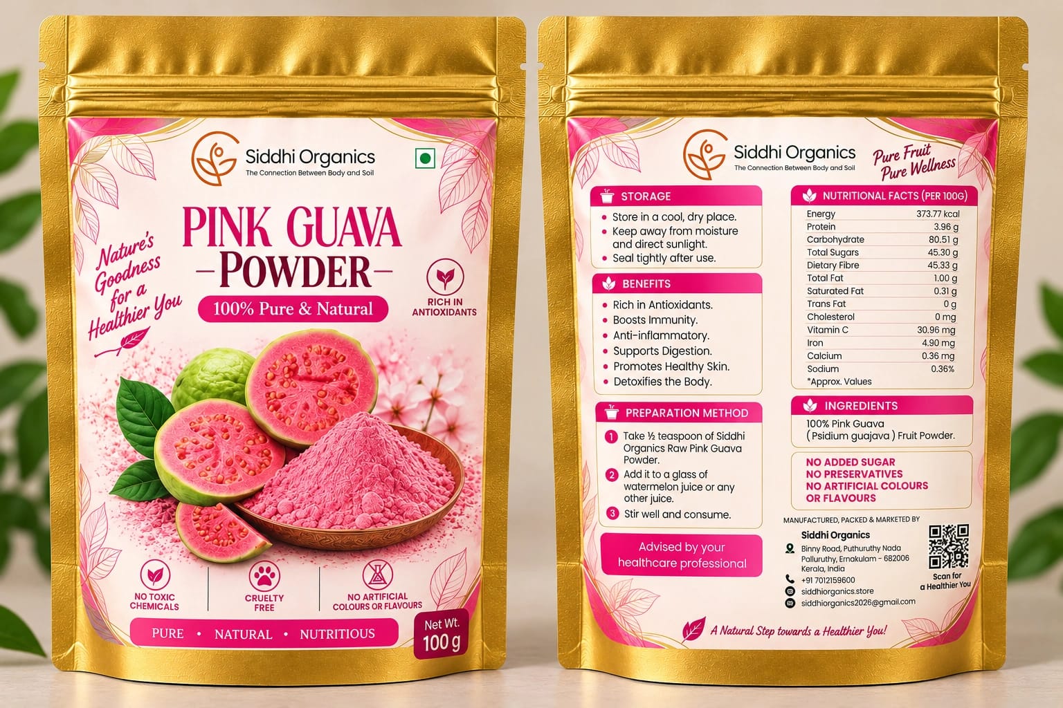 Pink Guava Powder